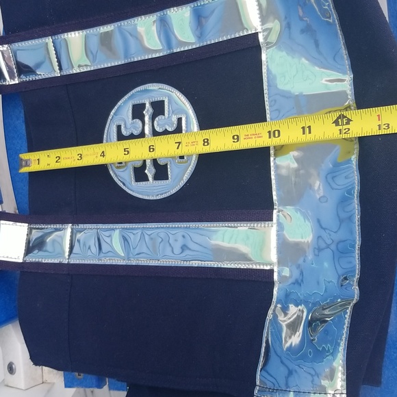 Large Tory Burch Canvas Tote - Picture 13 of 14